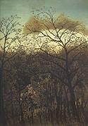Henri Rousseau The Rendezvous in the Forest oil painting reproduction